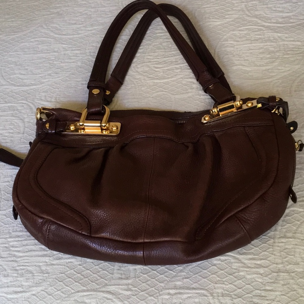 Dark brown b mackowski handbag